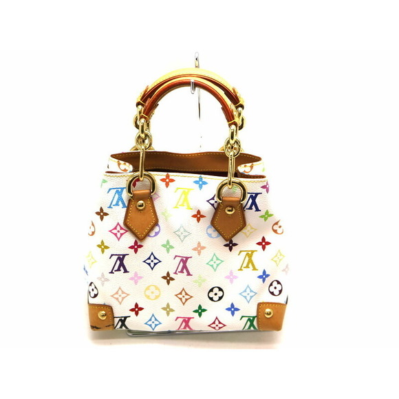 Louis Vuitton Audra Handbag Multicolor Blanc White - Picture 2 of 9